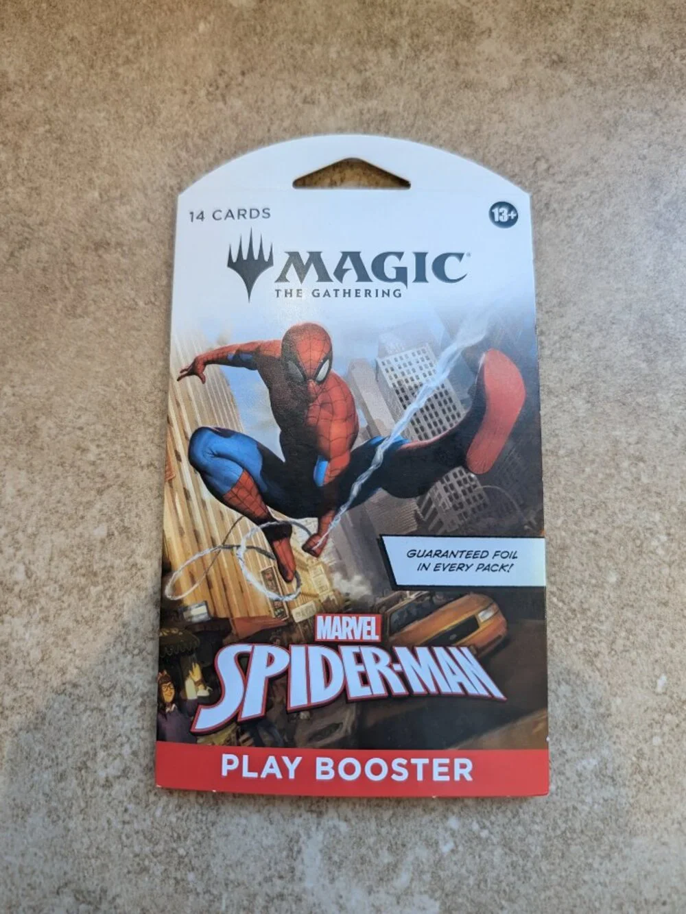 Magic: The Gathering - Spiderman - Play Booster Pack - 14 Cards / Booster - Foil